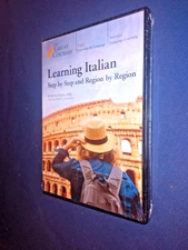 Teaching Co Great Courses DVDs  :      LEARNING ITALIAN  4 DVDs     new & sealed