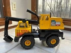 Vintage Tonka Turbo-Diesel Pressed Steel Back Hoe Excavator Shovel Truck XMB-975