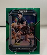 2023-24 Panini Amen Thompson Green Prizm Rookie Card #4