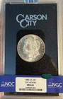 1885-CC GSA NGC & CAC MS64+ Morgan Silver Dollar