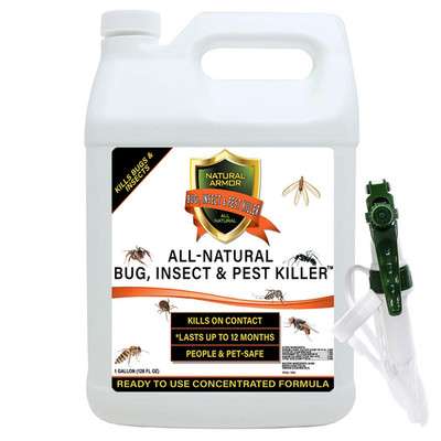 Natural Bug, Insect & Pest Killer & Control Including Fleas, Ticks, Ants, Spider