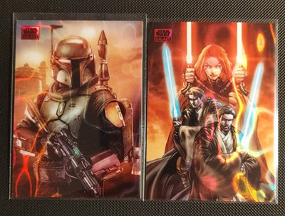 2025 Topps Star Wars Galaxy  Boba Fett Rule With Respekt And Obsession /250 Lava