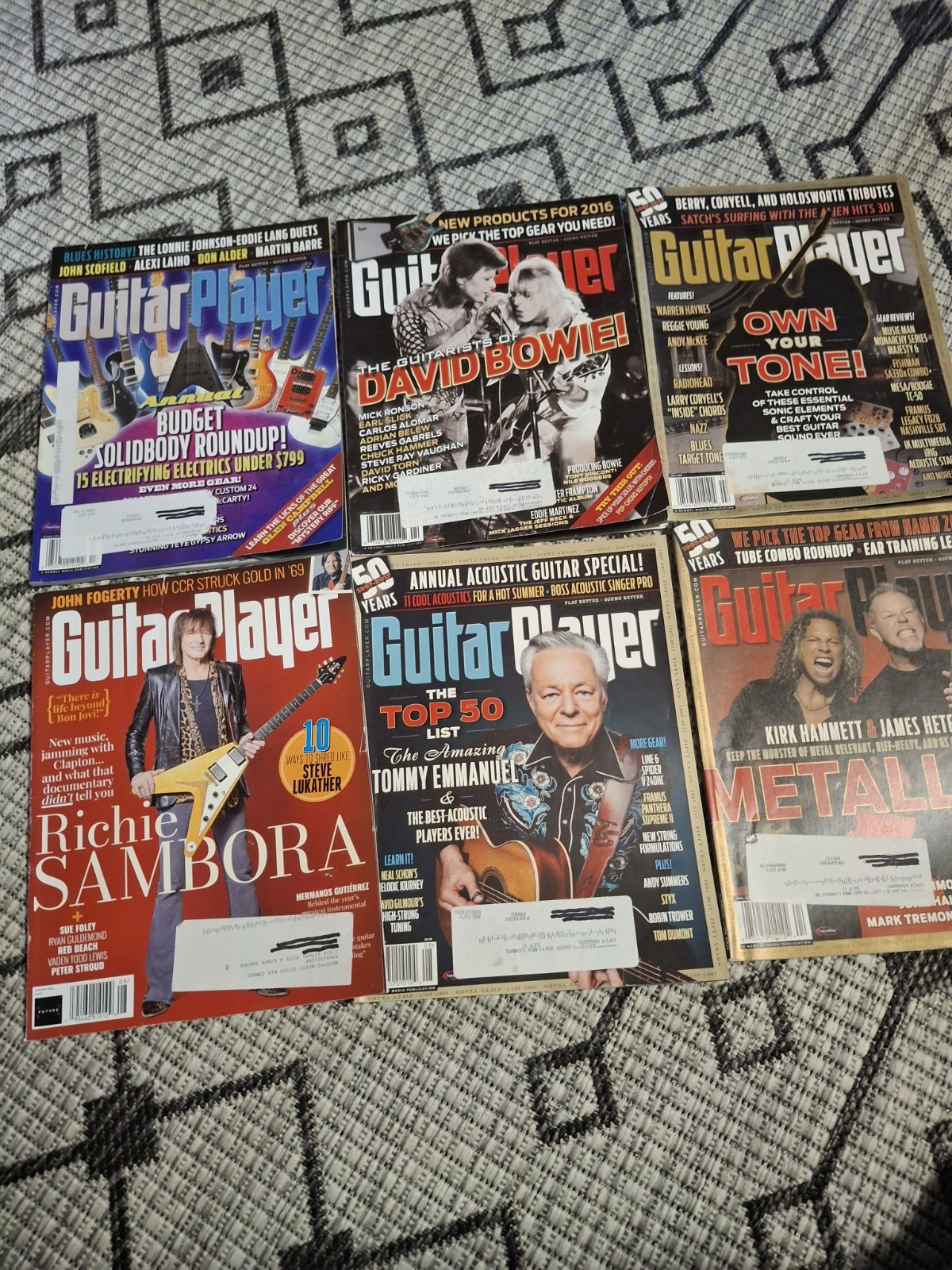 Guitar Player Back Issue Lot