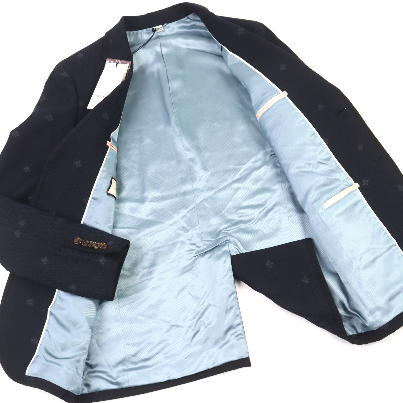 Pristine GUCCI tailored jacket Bee embroidered al… - image 3