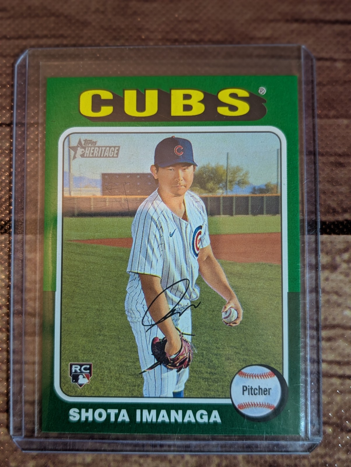 2024 Topps Heritage High Number - Shota Imanaga #564 Green Border (RC)