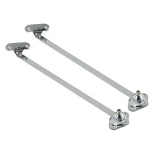 2 pcs Cabinet Cupboard Door Flap Stay Hinge Down Drop Lid Support Sliding Rail