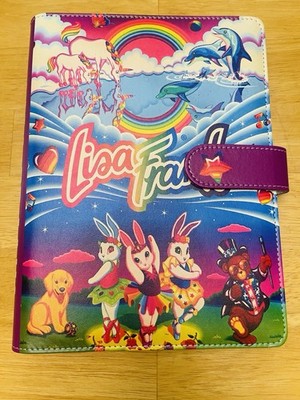 Lisa Frank  A5 6 Ring Binder With Paper