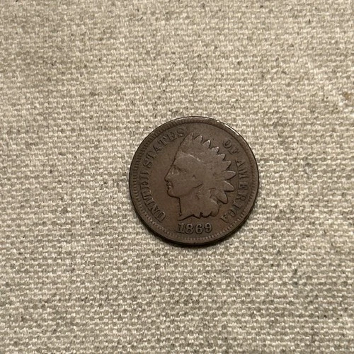 1869 Indian Cent, Nice G / VG , scarce
