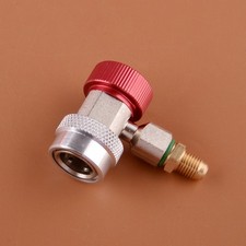 R134A Coupler Auto A/C Manifold Gauge High HVAC Quick Connector Adapter y1