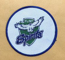 Vintage Flint Spirits IHL Hockey Team Embroidered Vintage Logo Patch