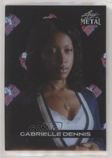 2024 Leaf Metal Blue Mountain State Black Prismatic 2/3 Gabrielle Dennis 1b50