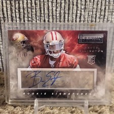 Panini Playbook Rookie Signatures Autographs Bruce Ellington 49ers #111 /87 2014