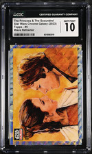 2023 Star Wars Chrome Galaxy Leia Organa Solo Han Solo Wave Refractor /99 CGC 10
