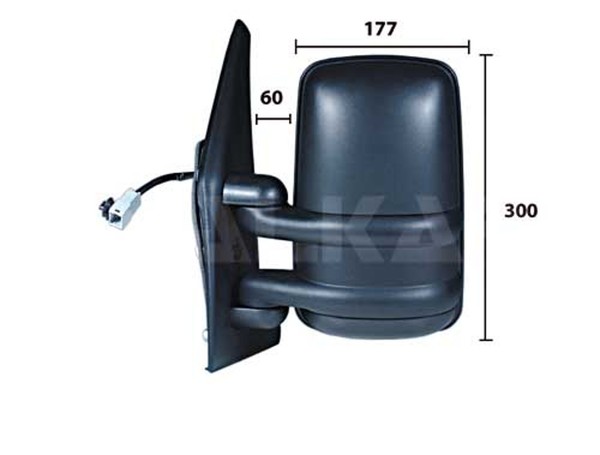 AußEnspiegel Alkar 9225902 FüR Nissan Movano Opel Master Renault Interstar X70 2-image