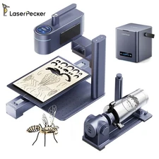 LaserPecker LP4 Dual Laser Engraver Cutter Machine Metal Steel with Air Purifier