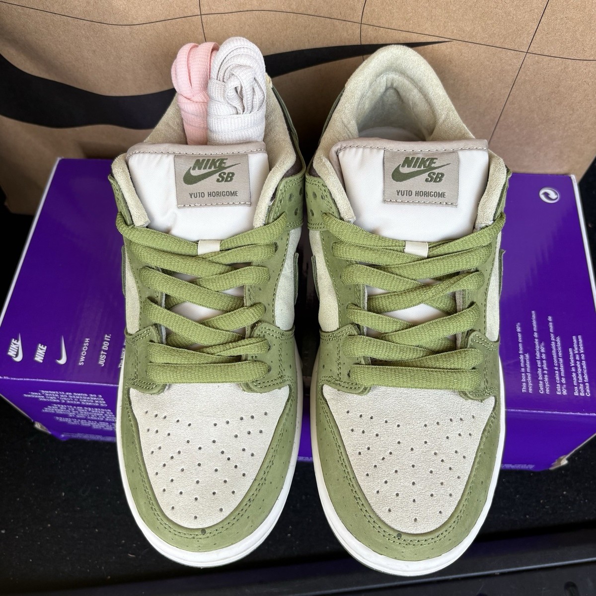 NEW Nike Yuto Horigome x Dunk SB Low Matcha NBY HF8022-300 Men