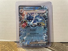pokemon tcg scarlet and violet 045 198 gyarados ex card 045/198 Double Rare - & holofoil pattern or surface detail) Scarlet And Violet Gyarados Holo
