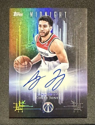 Colby Jones – 2025-26 Topps Midnight Basketball · Dark Marks #DM-CJ Colby Jones