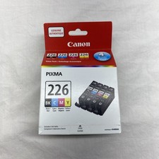 Canon Genuine PIXMA CLI-226 Value Pack Ink Cartridges 4x INK Tanks BK C M Y