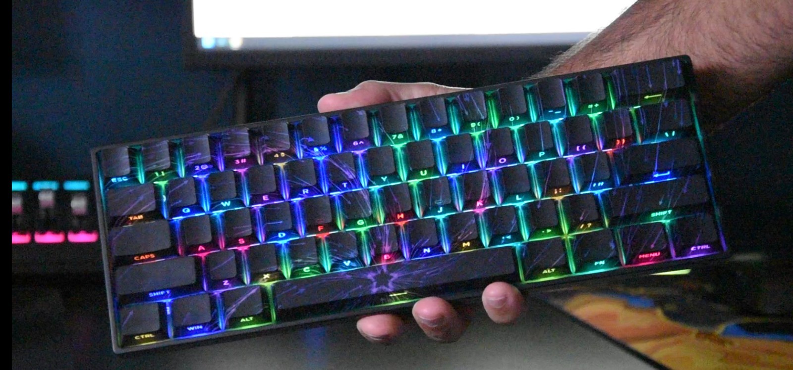 Clavier Gamer Magnétique FUN60 HE MAX avec Rapid Trigger Réglable