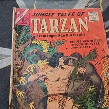Jungle Tales of Tarzan #12 Charlton Comics Silver Age Tarzan Adventure