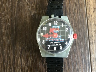 Vintage Transformers Wrist Watch 1984 Hasbro Durham Missing Flip Top Head*