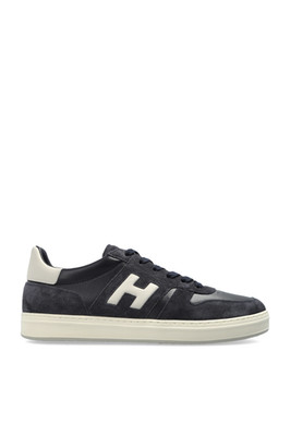HOGAN H-TV Navy Blue Suede Sneakers New & Authentic