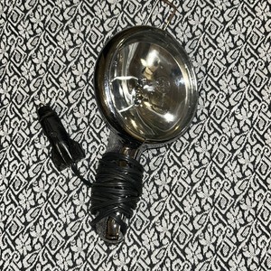 Vintage Working 1950’s GE motors Chevy 12 Volt light, Chrome finish.