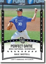 10-Count Lot MAX WOTELL 2014 Leaf Perfect Game All-American Rookies 