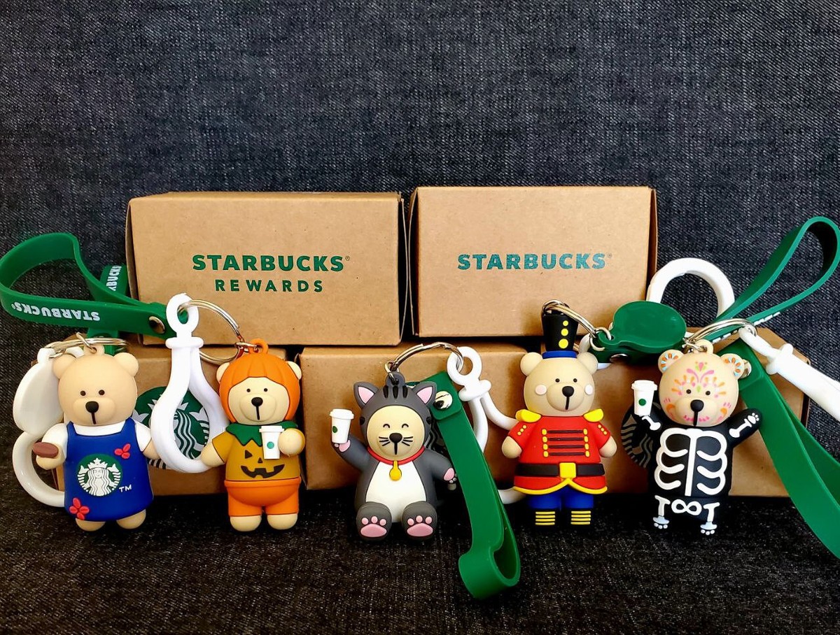 小物 Starbucks Keychains Miniature Starbucks Studded Tumbler Keychain Stash - Etsy