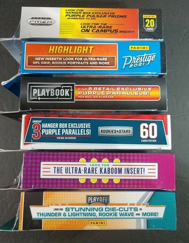 Lot (6) 2021 Panini NFL Football Hanger Boxen - Bild 4 von 4
