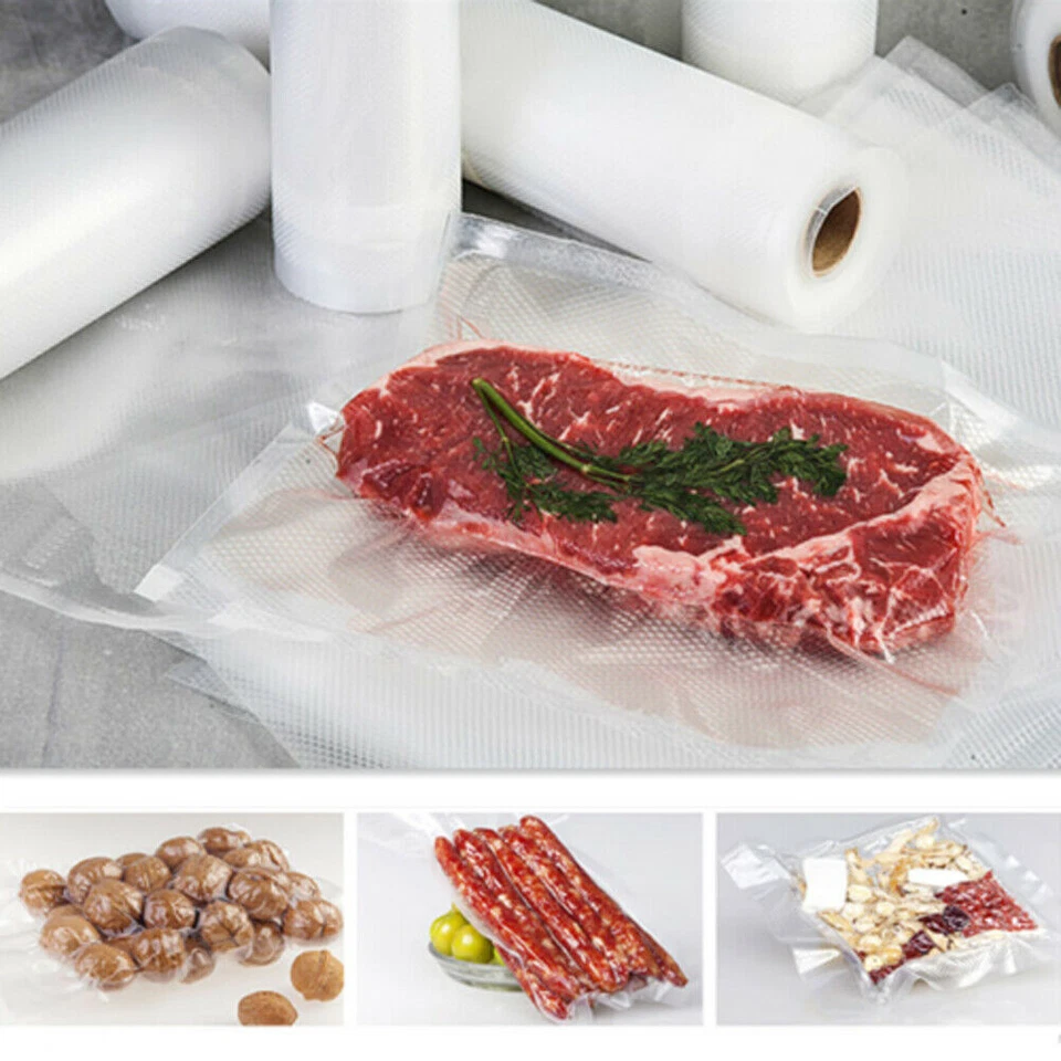 rouleaux 20/28cm x 15M Film alimentaire 15M Sac sous vide alimentaire gaufré  - Photo 3/4