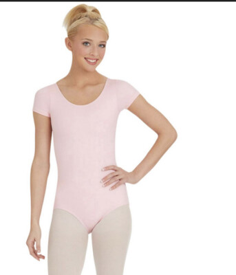 売れ筋商品|||カペジオ カットソー トップス レディース Women's Short Sleeve Leotard Pink NEW Capezio Women's short sleeve leotard Ballet Pink Size