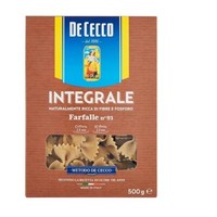 Pasta De Cecco Farfalle Integrali N. 93 Vollkorn Italienisch Nudeln 500 G