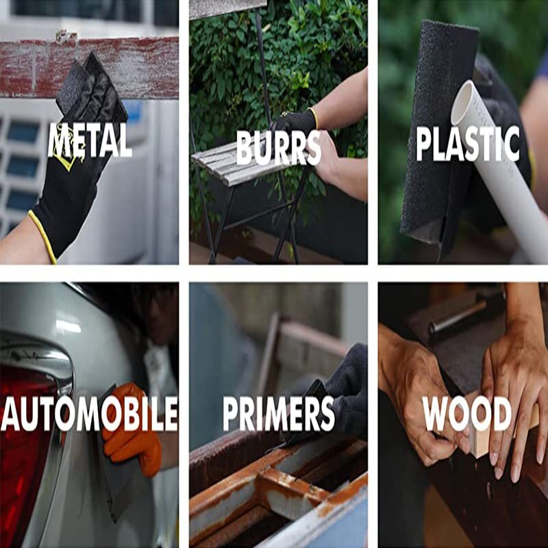 5 Sheets High Precision 5000 Grit Sandpaper - 9x11 Inch Wet/Dry Polishing Paper