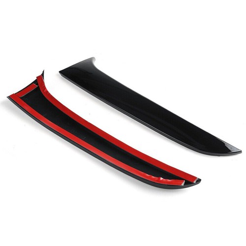 1Pair Rear Window Side Spoiler Glossy Black For BMW 1' 114i 116i F20 F21 2012-19 - Picture 11 of 15
