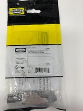 Hubbell SP6 Category 6 Shielded Plug w/Cobra-Lock Field Termination Plug Silver