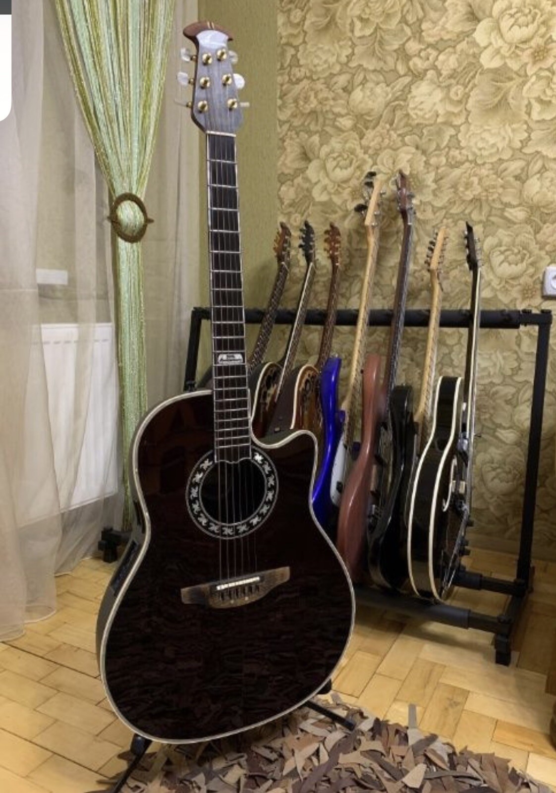 WORLDWIDE SHIPPING Acoustic Electric Guitar Ovation Collector 1996 