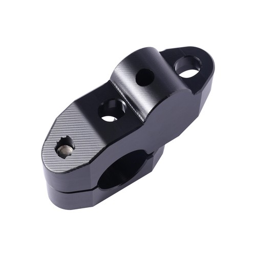 Elevadores de manillar de aluminio negro 2 piezas para manillar de 7/8 pulgadas 22 mm - Imagen 6 de 12