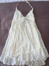 NWT Urban Outfitter Halter Super Cute Ivory Dress XS