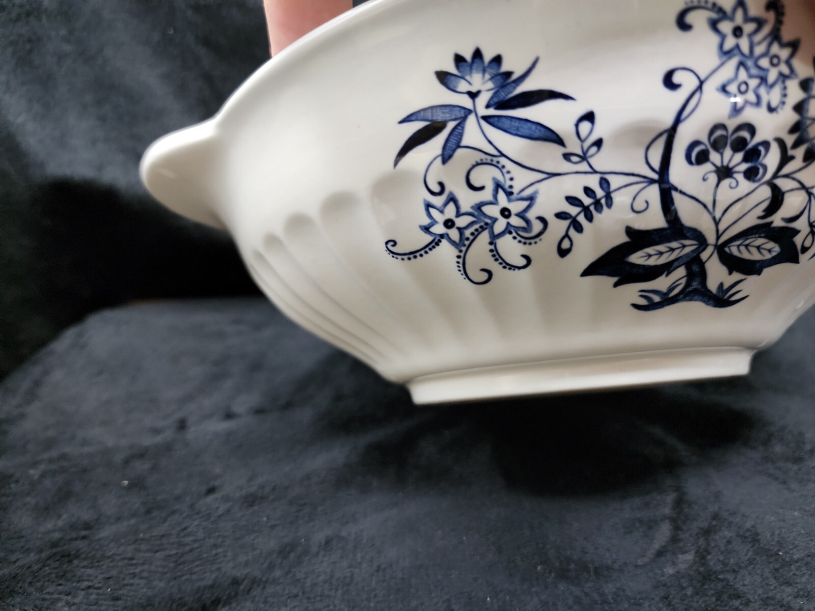 J &G Meakin Blue Nordic Covered Vegetable Bowl