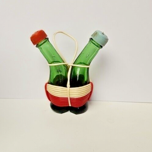 Bottiglia vino vetro verde vintage sale e pepe frullatori in uno 75 - Foto 2 di 4