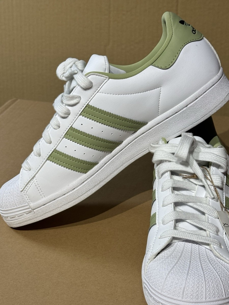 Adidas Originals Superstar White Magic Lime Women's Athletic Shoes GY5986  Sz 9.5 | eBay