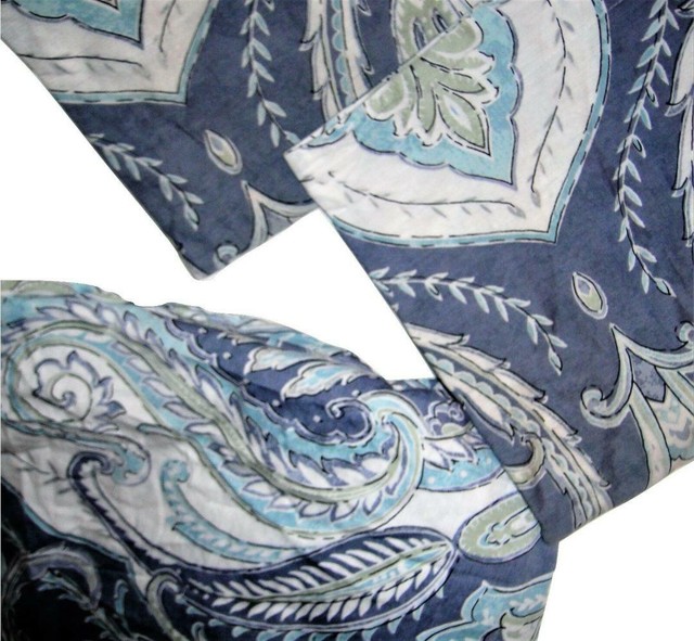 Tahari 3 Piece Full Queen Duvet Cover Set Paisley ...