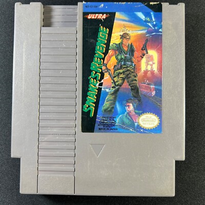 Snake's Revenge -Nintendo Entertainment System- 1990 NES ~TESTED~ FREE SHIPPING*