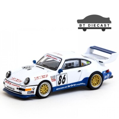 TARMAC WORKS PORSCHE 911 TURBO S LM GT SUZUKA 1000KM 1994 #86 1/64 T64S-009-94SU