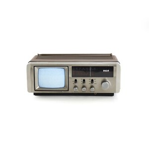 Vintage RCA Playmate 5 Model AFR-057S 5-Inch Diagonal B&W TV Radio AC/DC Tested