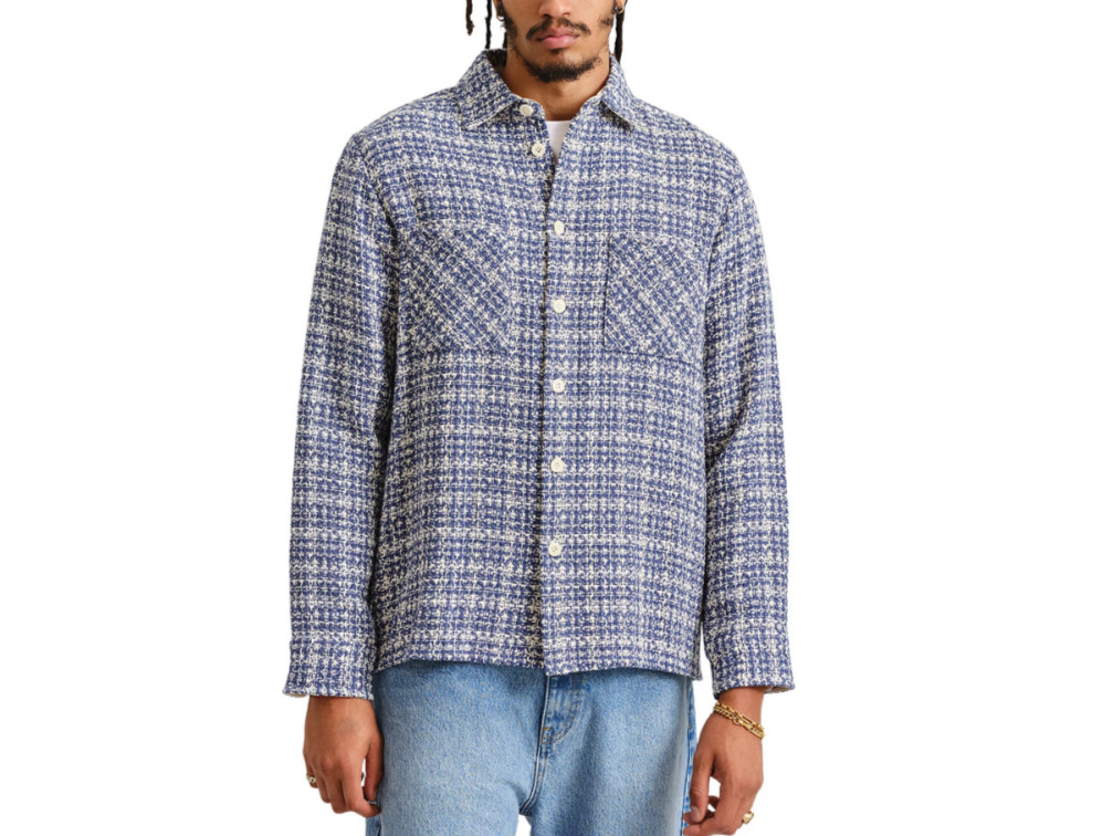 Верхняя рубашка Wax London Whiting Overshirt MSRP , 220 долларов США