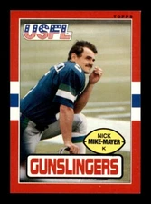 1985 Topps USFL #118 Nick Mike-Mayer NEAR MINT *8g