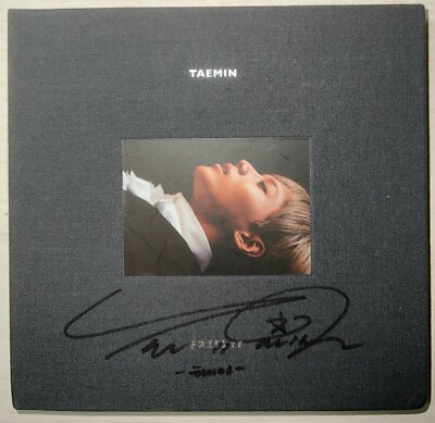 SHINEE TAEMIN [Press It - The 1st Album] Autographed Signed Album